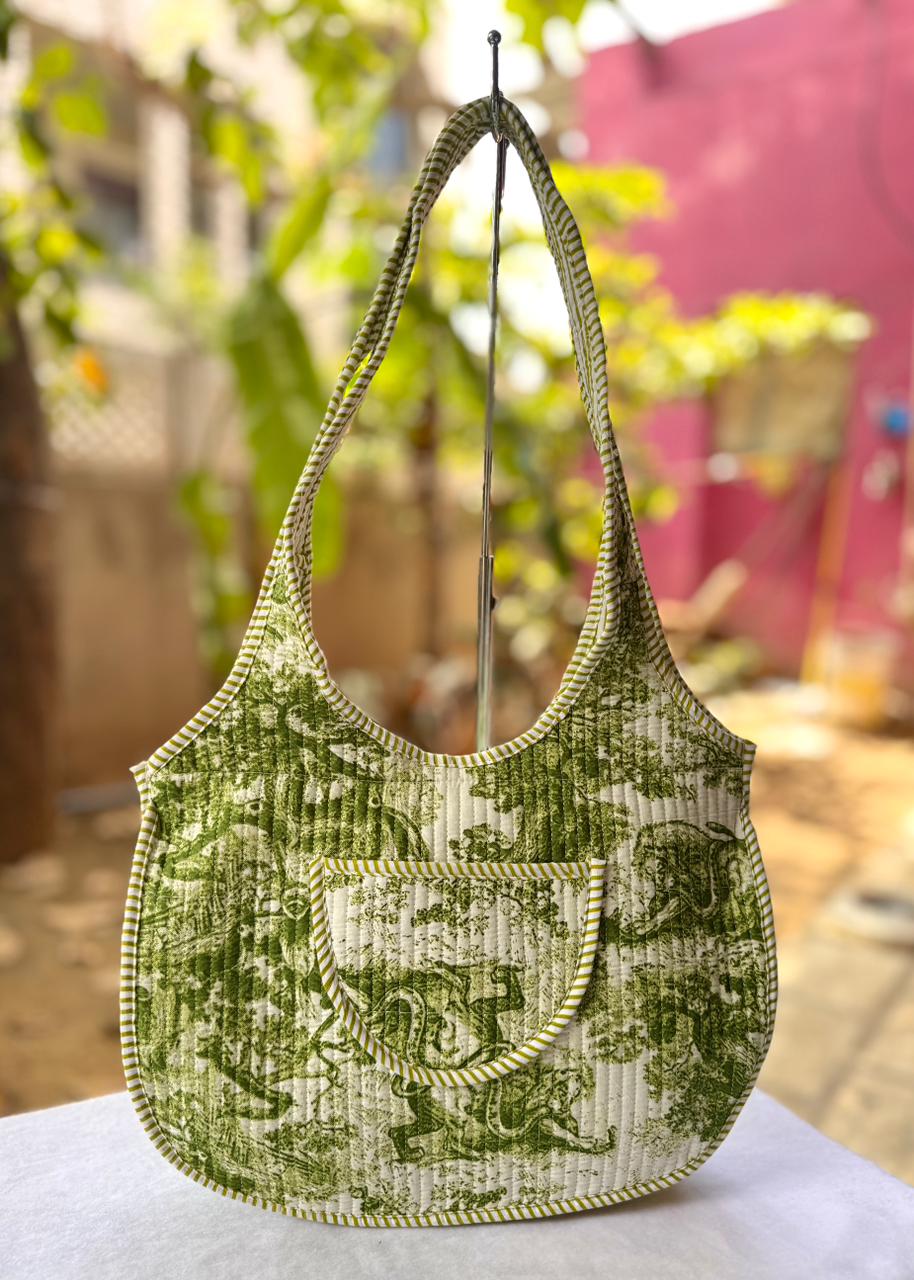 Round Tote Bag